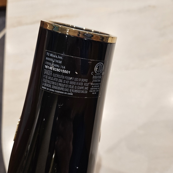 T3 Featherweight 2 Hair Dryer - Model # 73828 - Black/Gold Blow Dryer - Picture 8 of 9